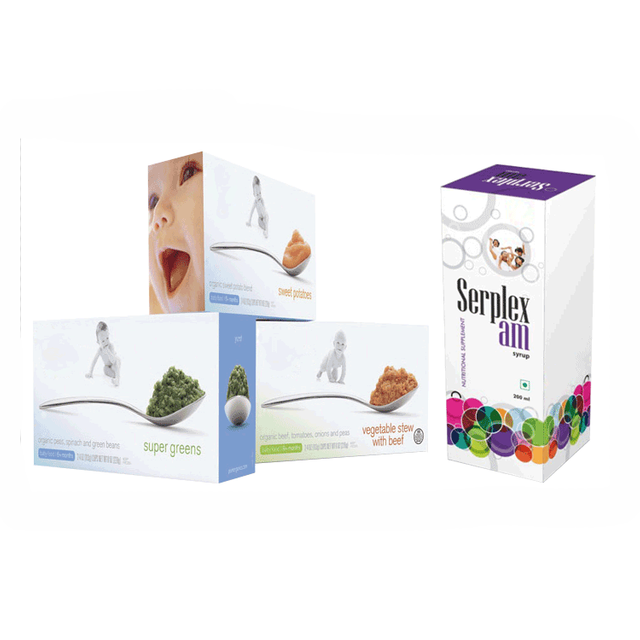 Medisinboks-emballasjedesign