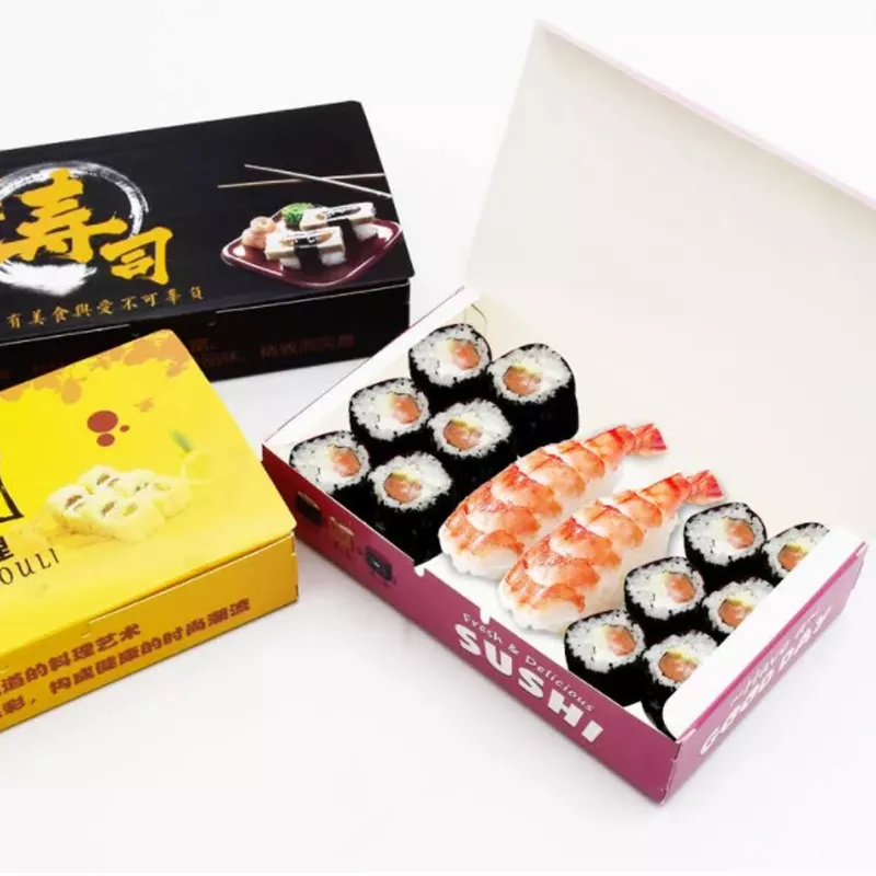 Restaurant sushi packaging box