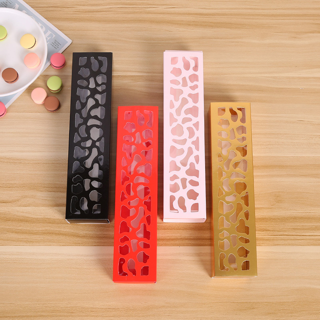 Tilpasset luksus hul Macaron emballasjeboks