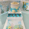 cake box packaging with drawer
