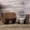 leather single Watch Case