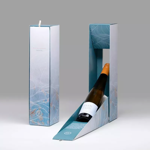 rectangle cardboard wine gift box