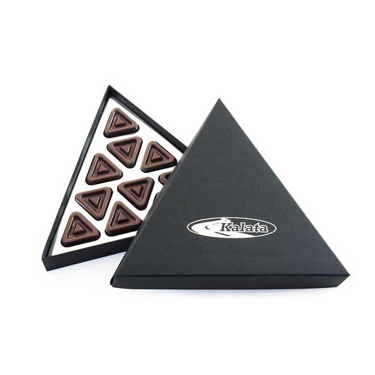 triangle chocolate gift box