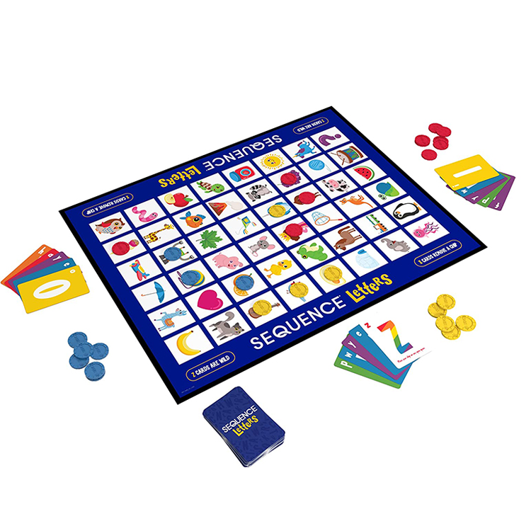 Sequence Letter Games Card 